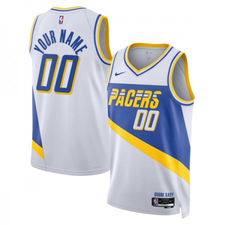 Dres Indiana Pacers Prilagođeni Nike 2025-26 City Edition Bijela Swingman Dres Indiana Pacers Prilagođeni Nike 2025-26 City Edition Bijela Swingman